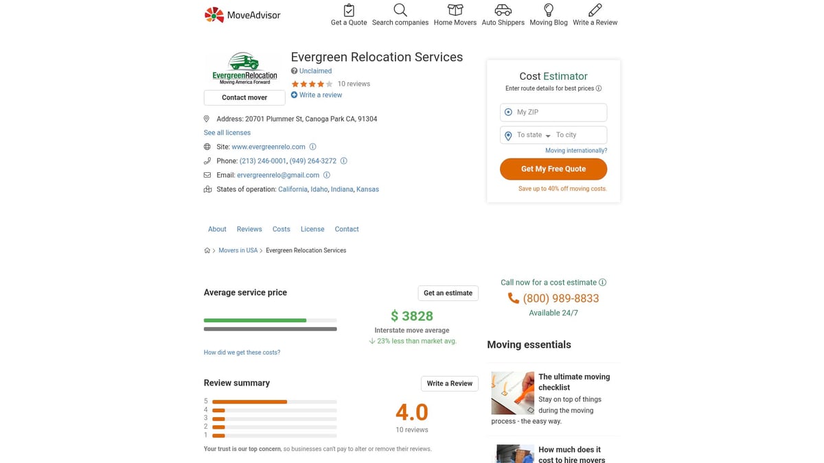 8 Top Toronto Movers to Trust in 2025 - Evergreen Relocation Services