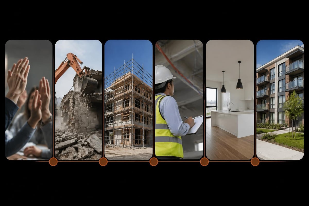 Condo renovation timeline stages