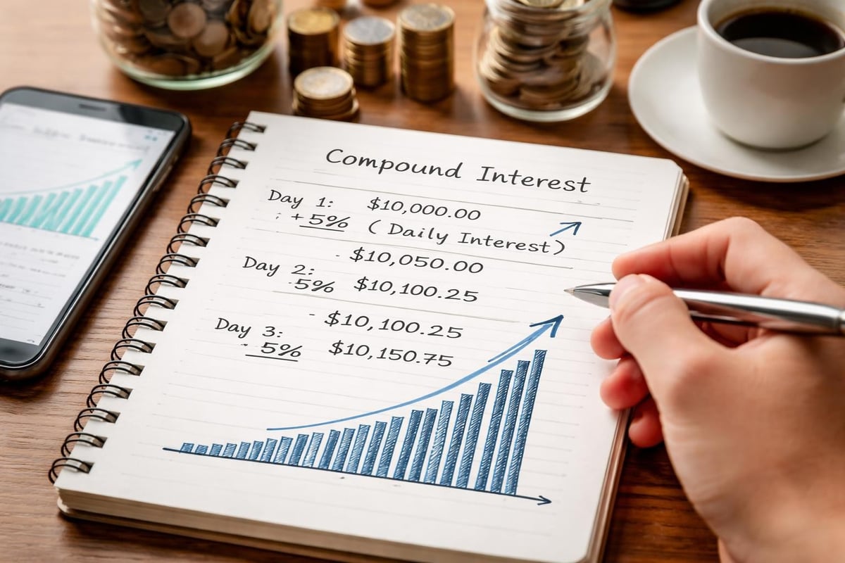 Interest calculation breakdown