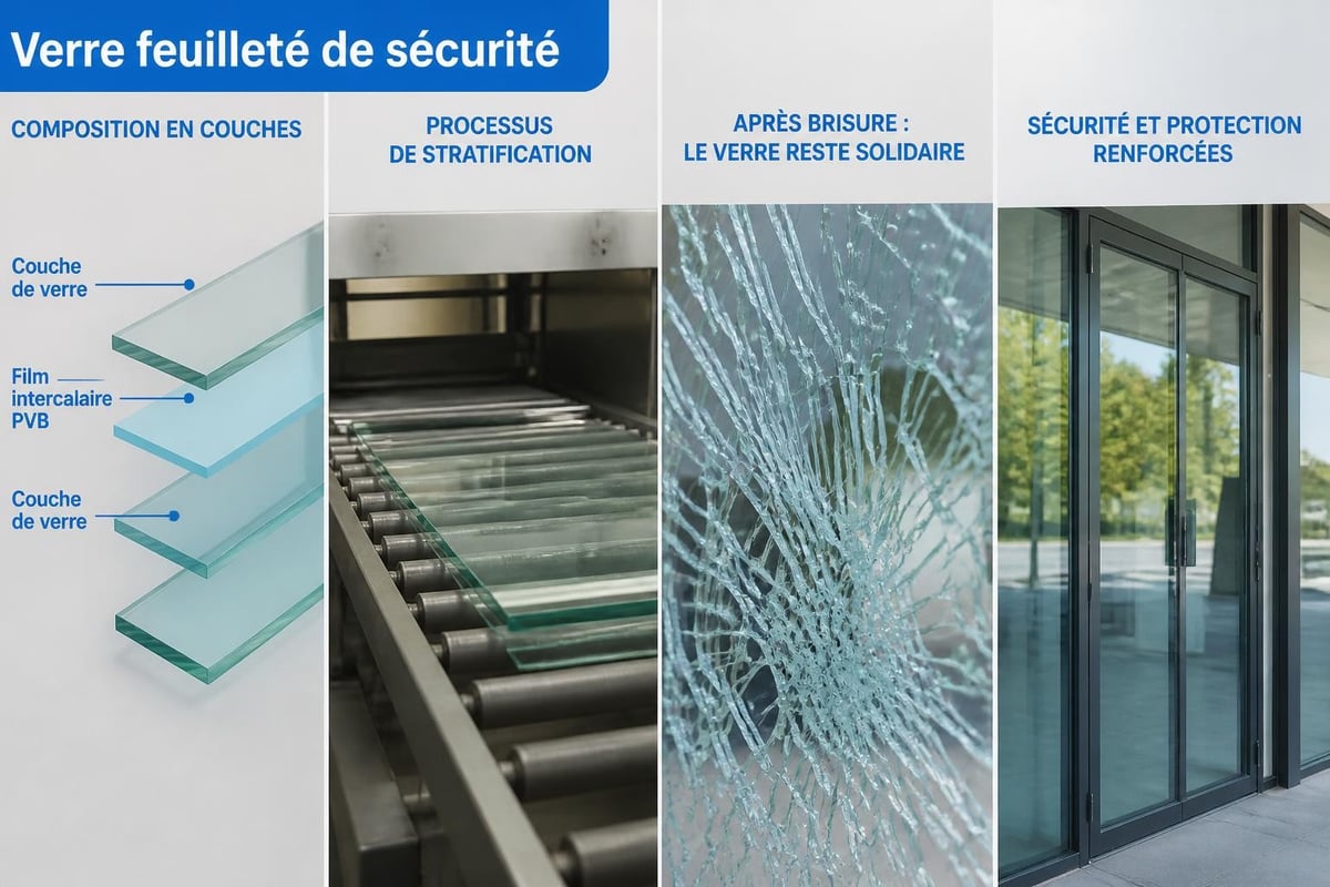 Types de verre pour garde-corps