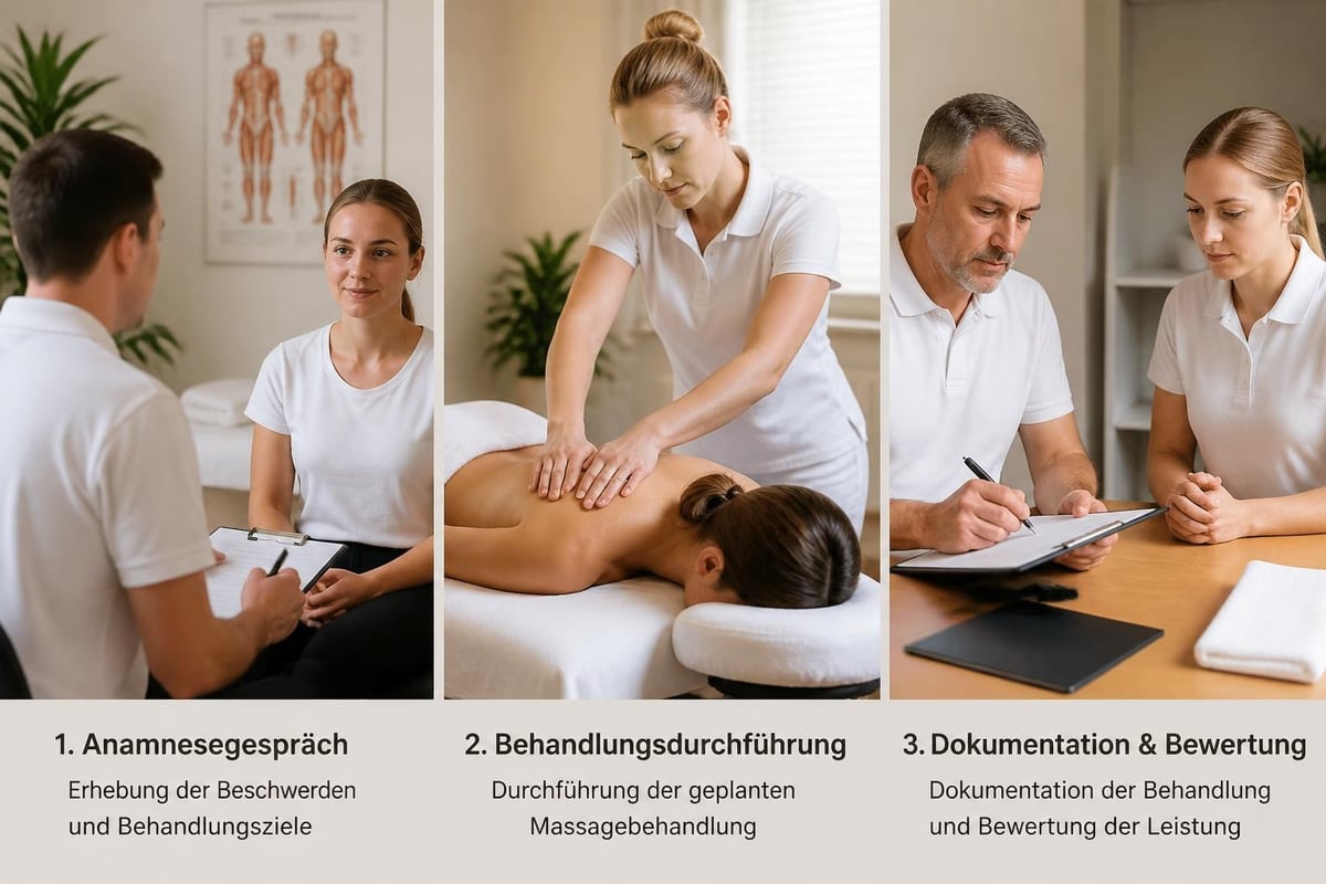 Prüfungsablauf Massageausbildung
