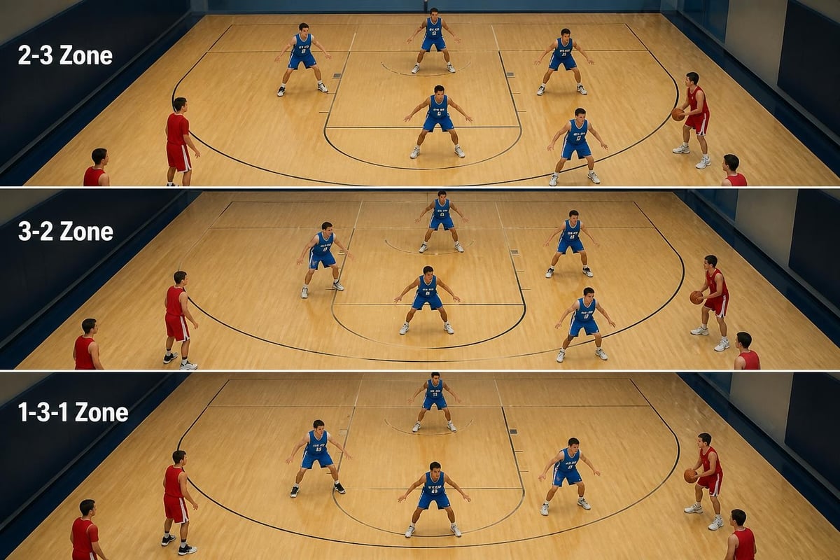 Zone defense configurations