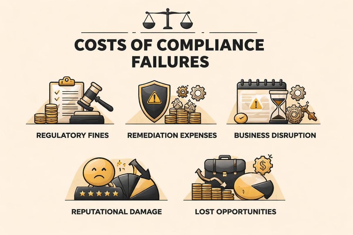 Compliance risk cost breakdown