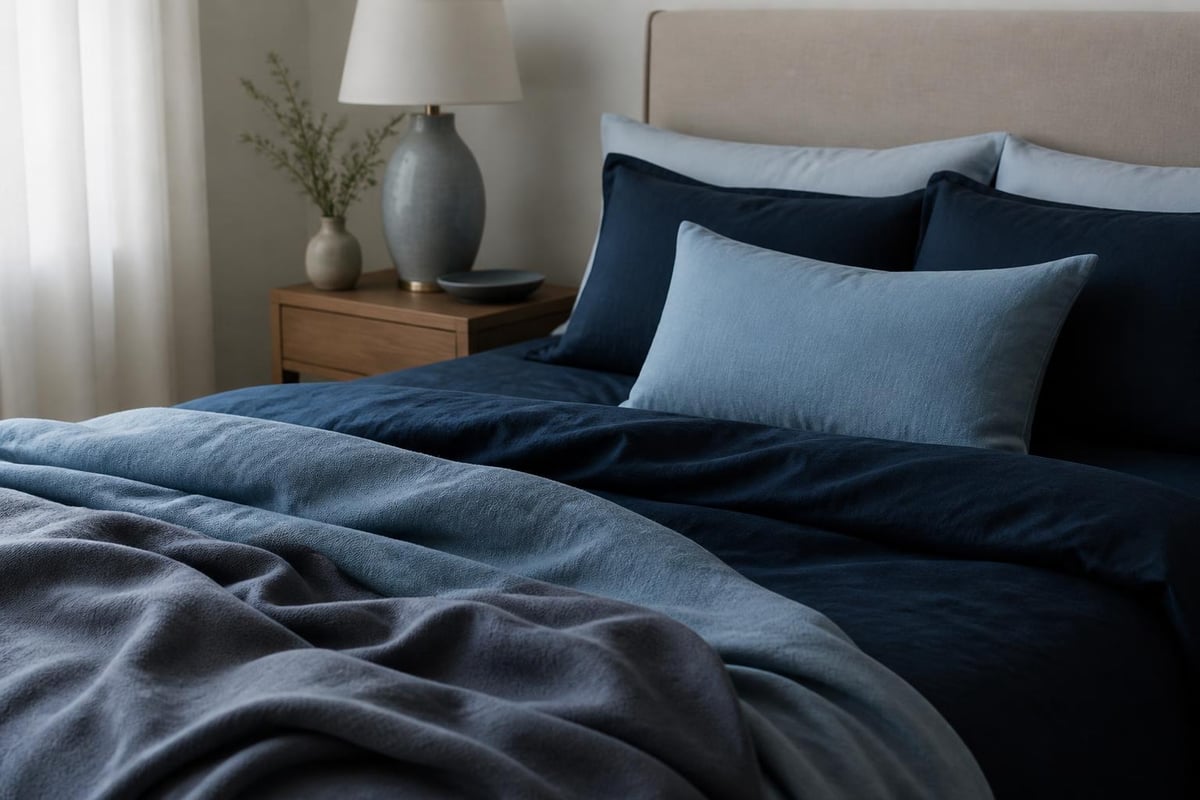 Blue bedroom color psychology