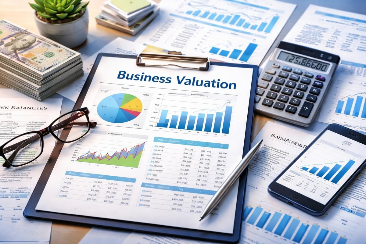 Business valuation components