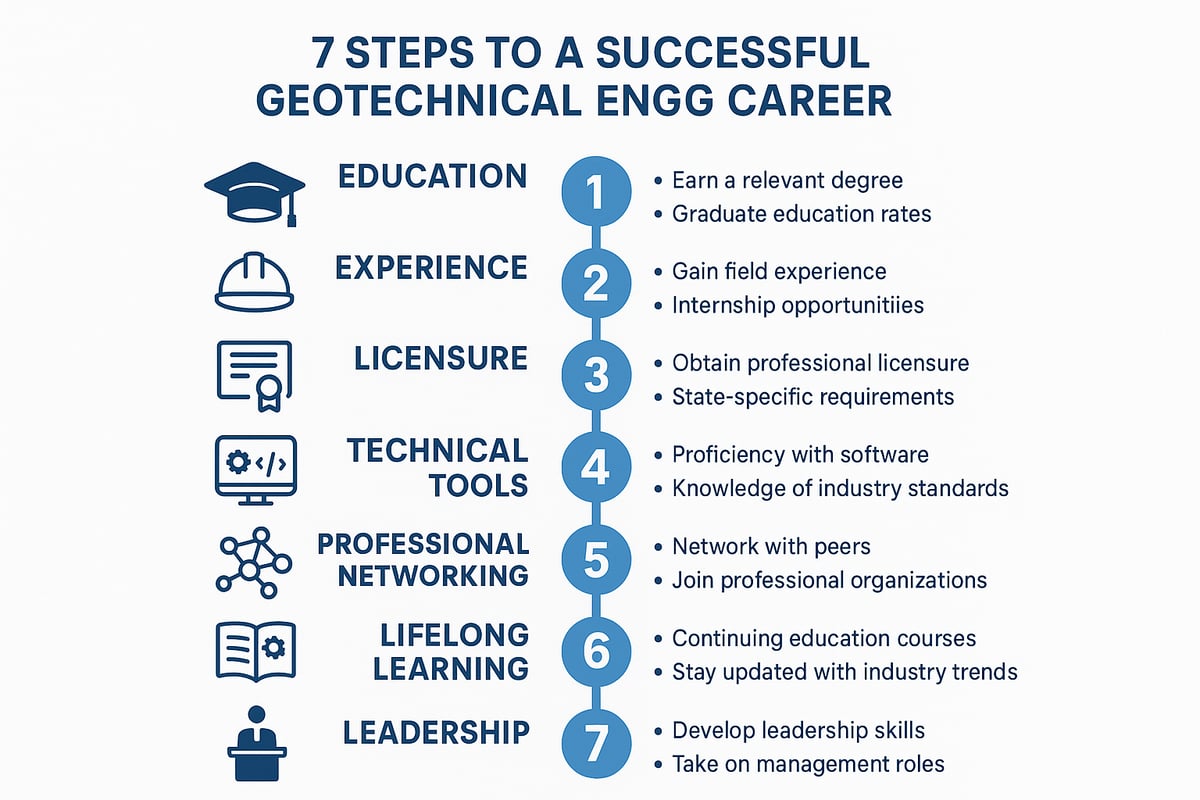 Step-by-Step Guide: Building a Successful Geotechnical Engineering Career