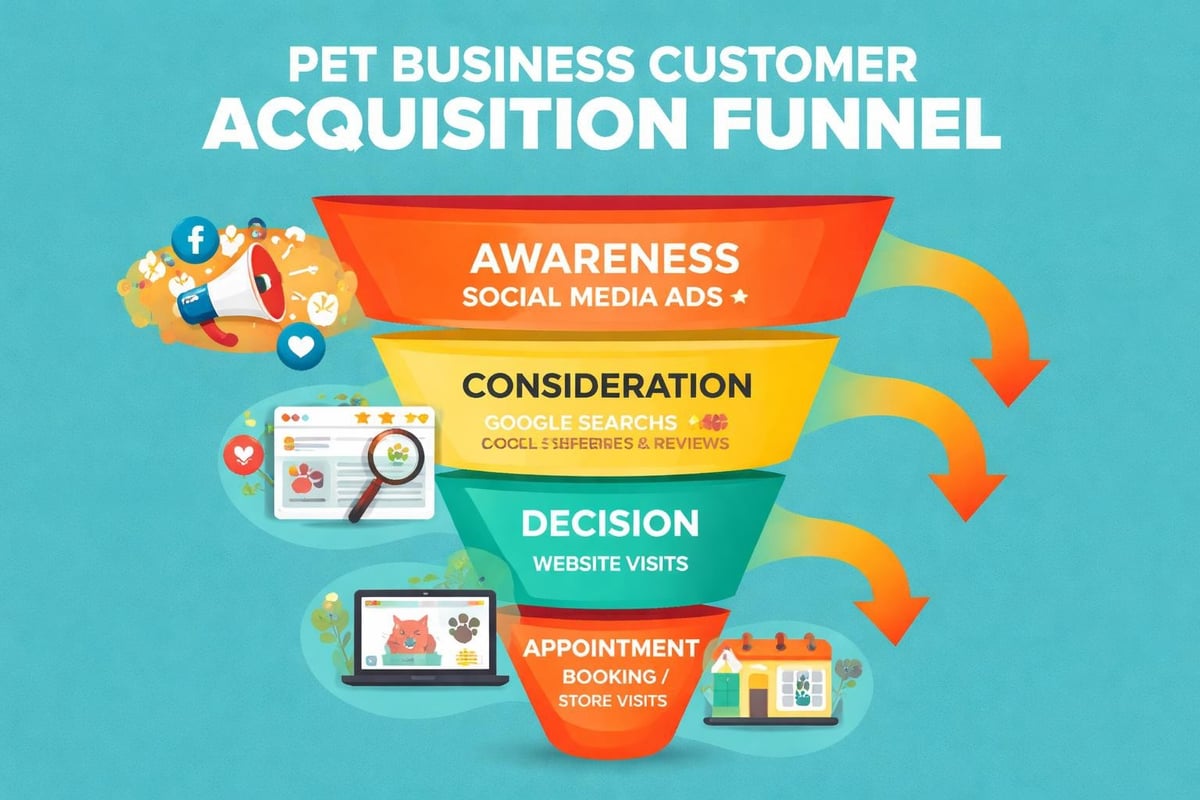 Local advertising funnel