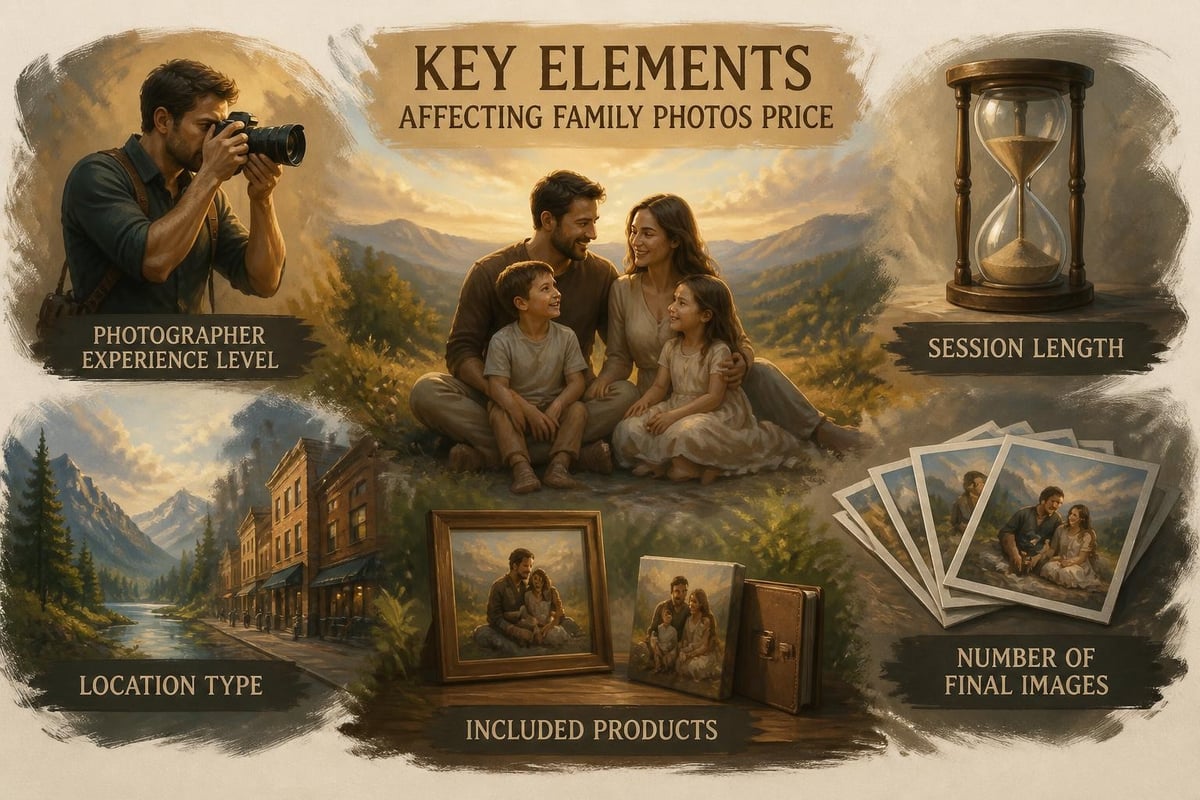 Family photography pricing factors