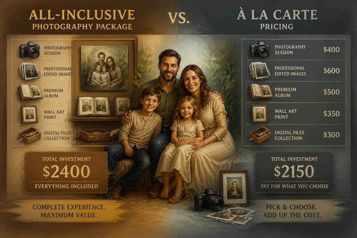 Photography package comparison