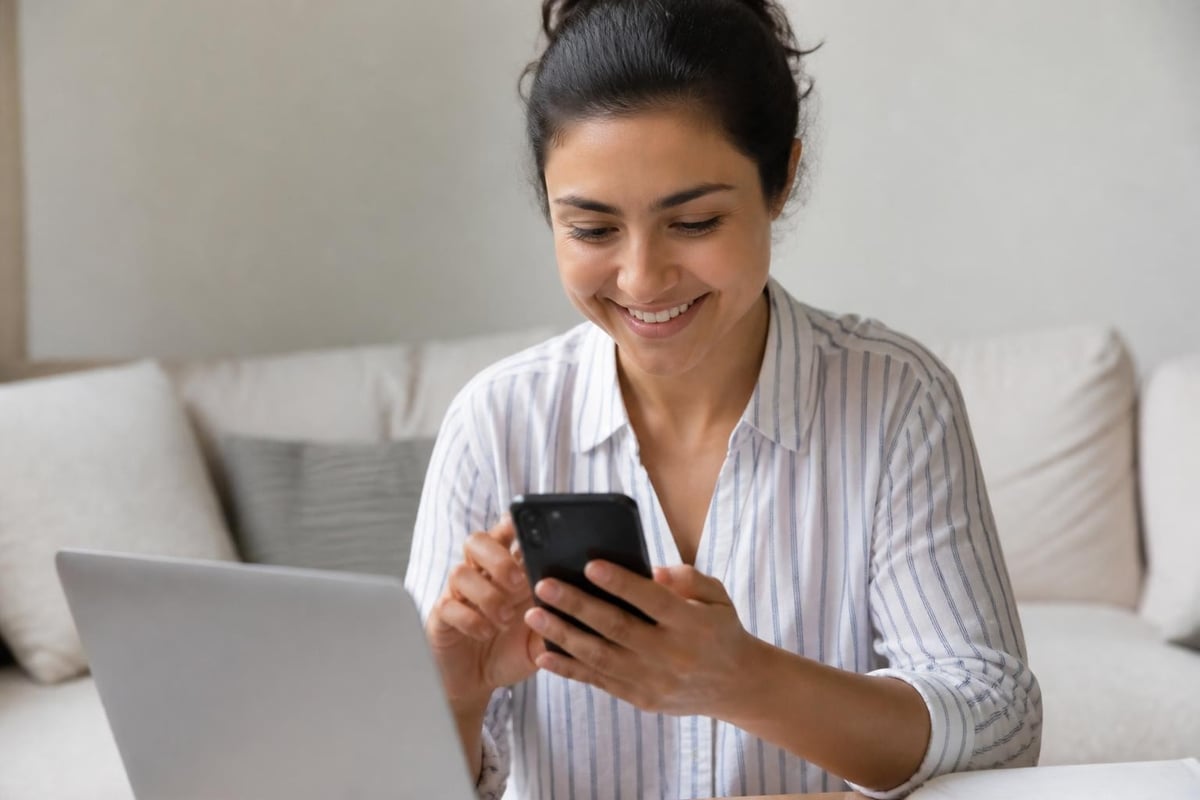 Online loan application workflow