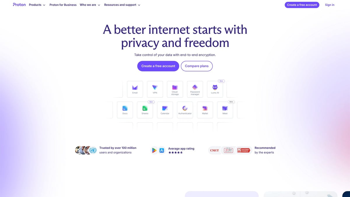 7 Essential Secure Email for Small Business Solutions 2026 - Proton Mail