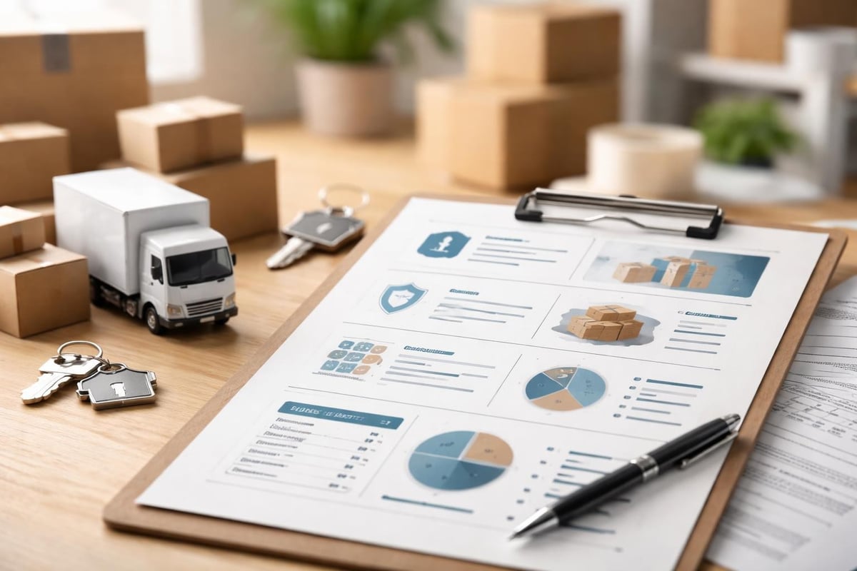 Composantes obligatoires d'un devis de d&eacute;m&eacute;nagement