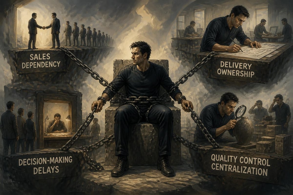 Founder bottleneck