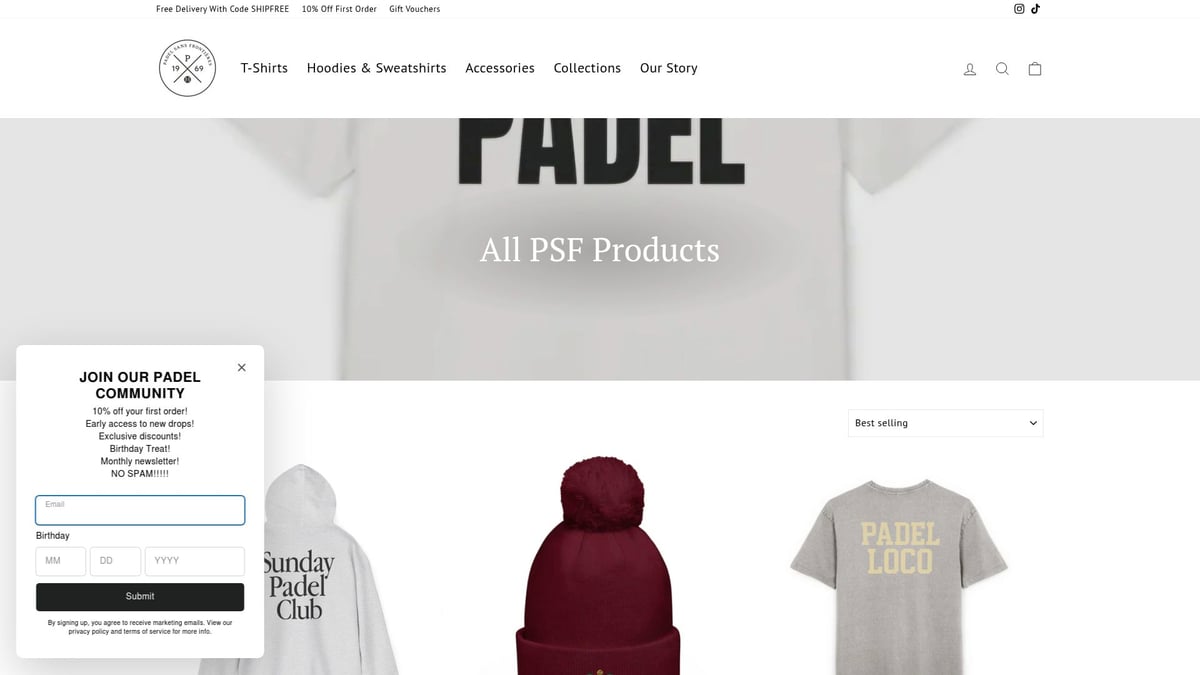 7 Must-Have PSF Padel Clothing Pieces for 2026 - PSF Collective Après Padel Hoodie