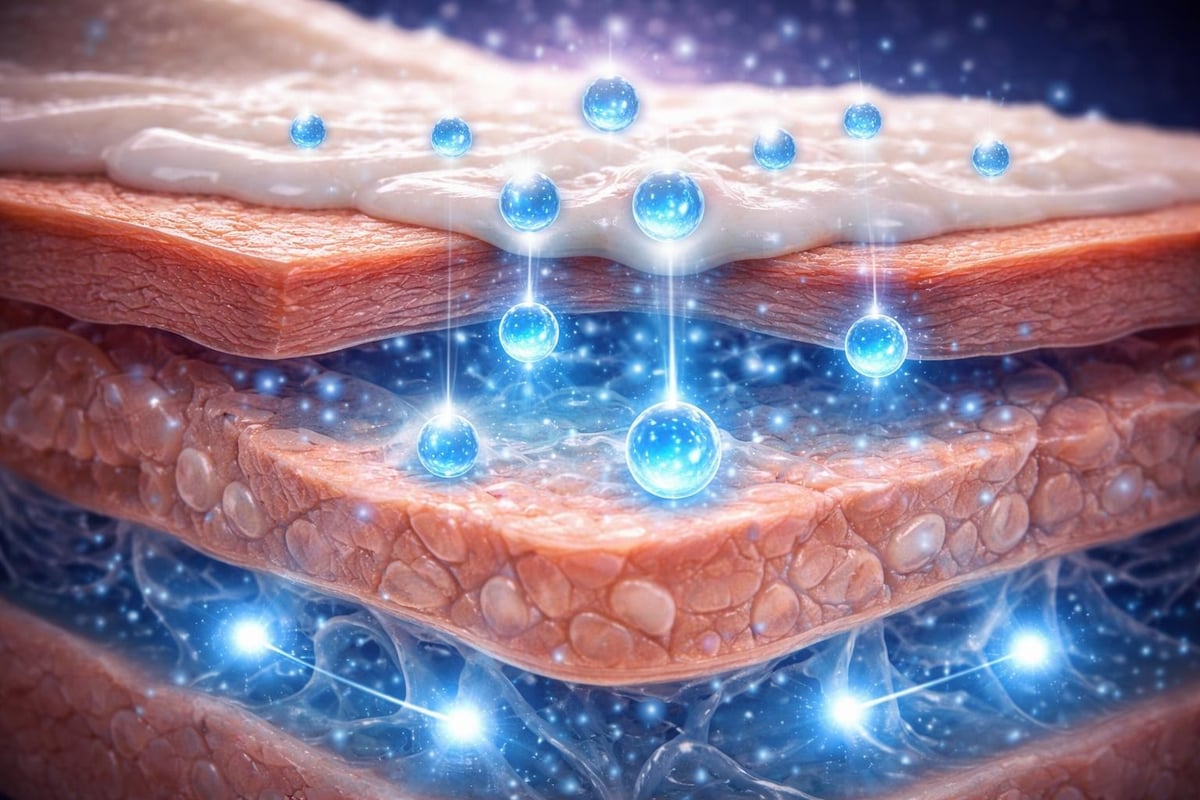 Transdermal magnesium absorption process