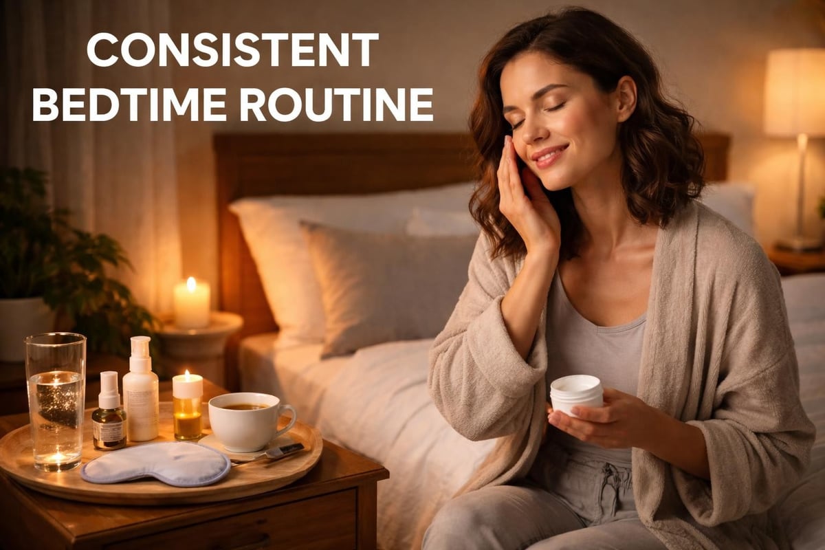 Evening magnesium spray routine