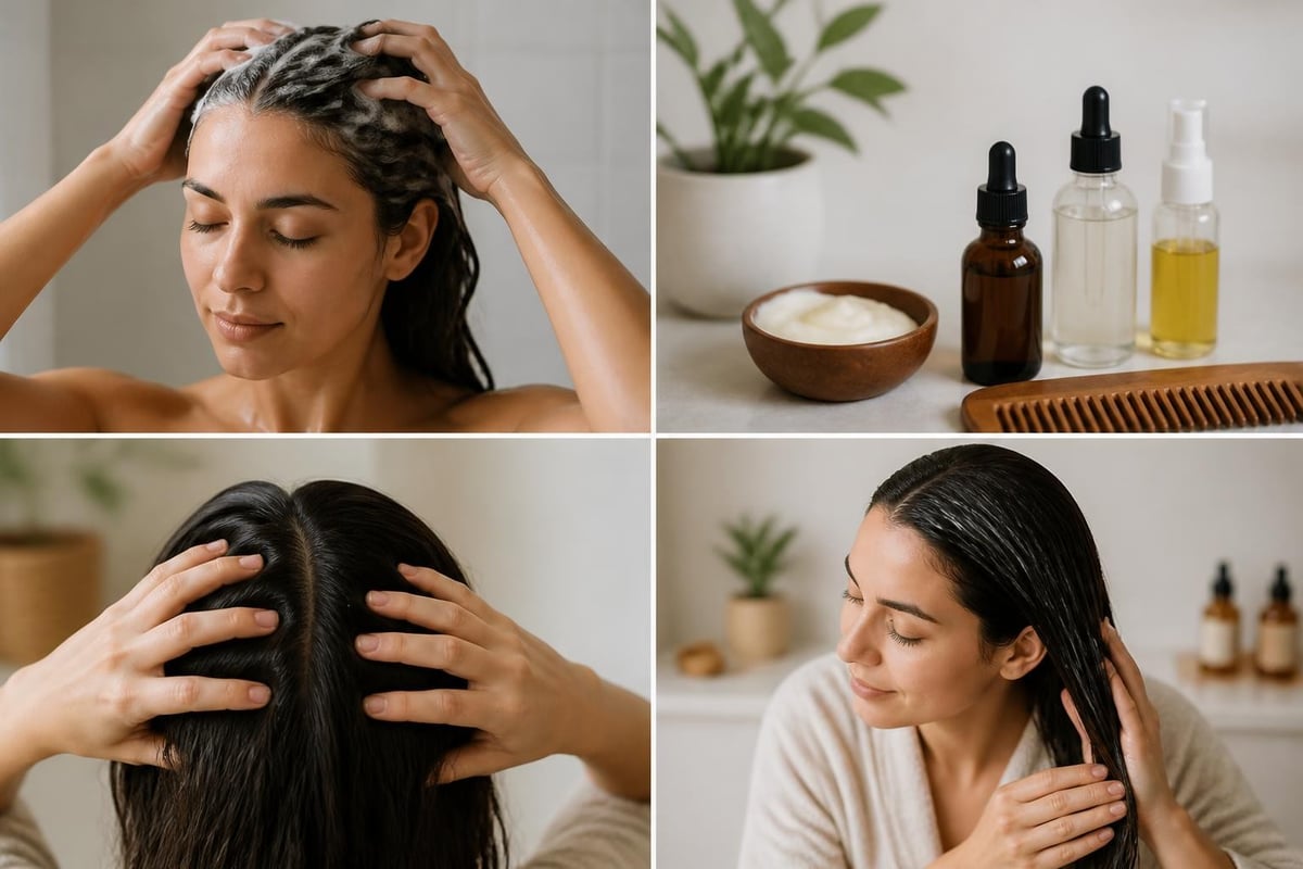 Scalp treatment routine