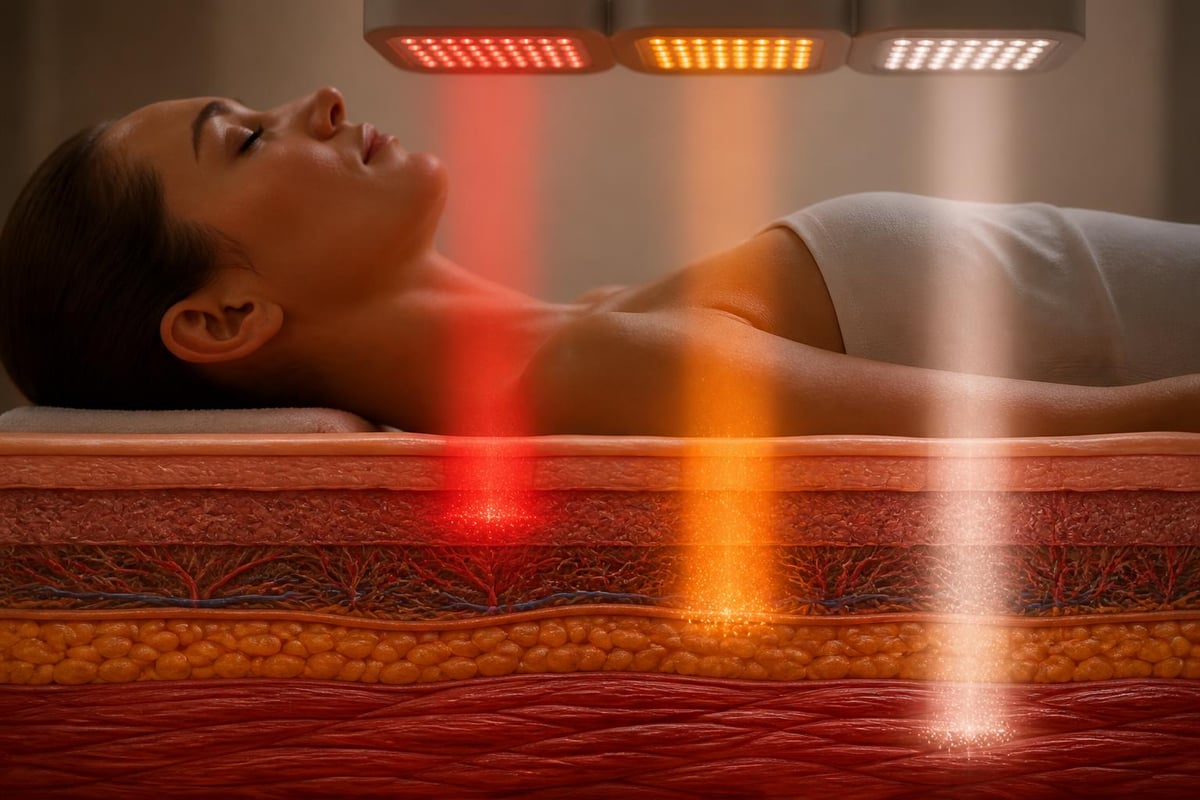 Infrared wavelength penetration