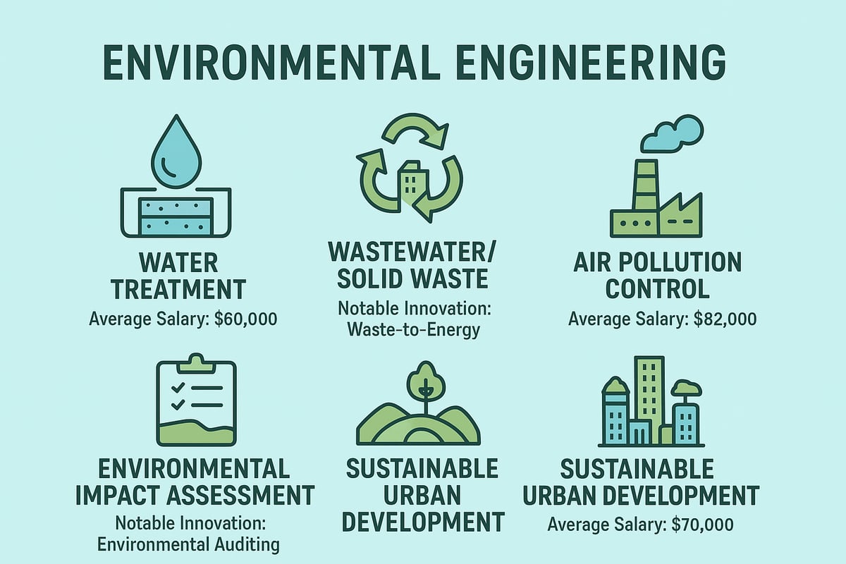 Core Disciplines and Applications in Environmental Engineering