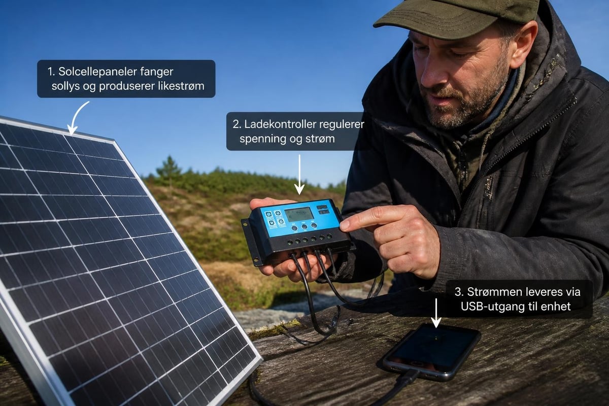Solcelleteknologi for mobiltelefoner