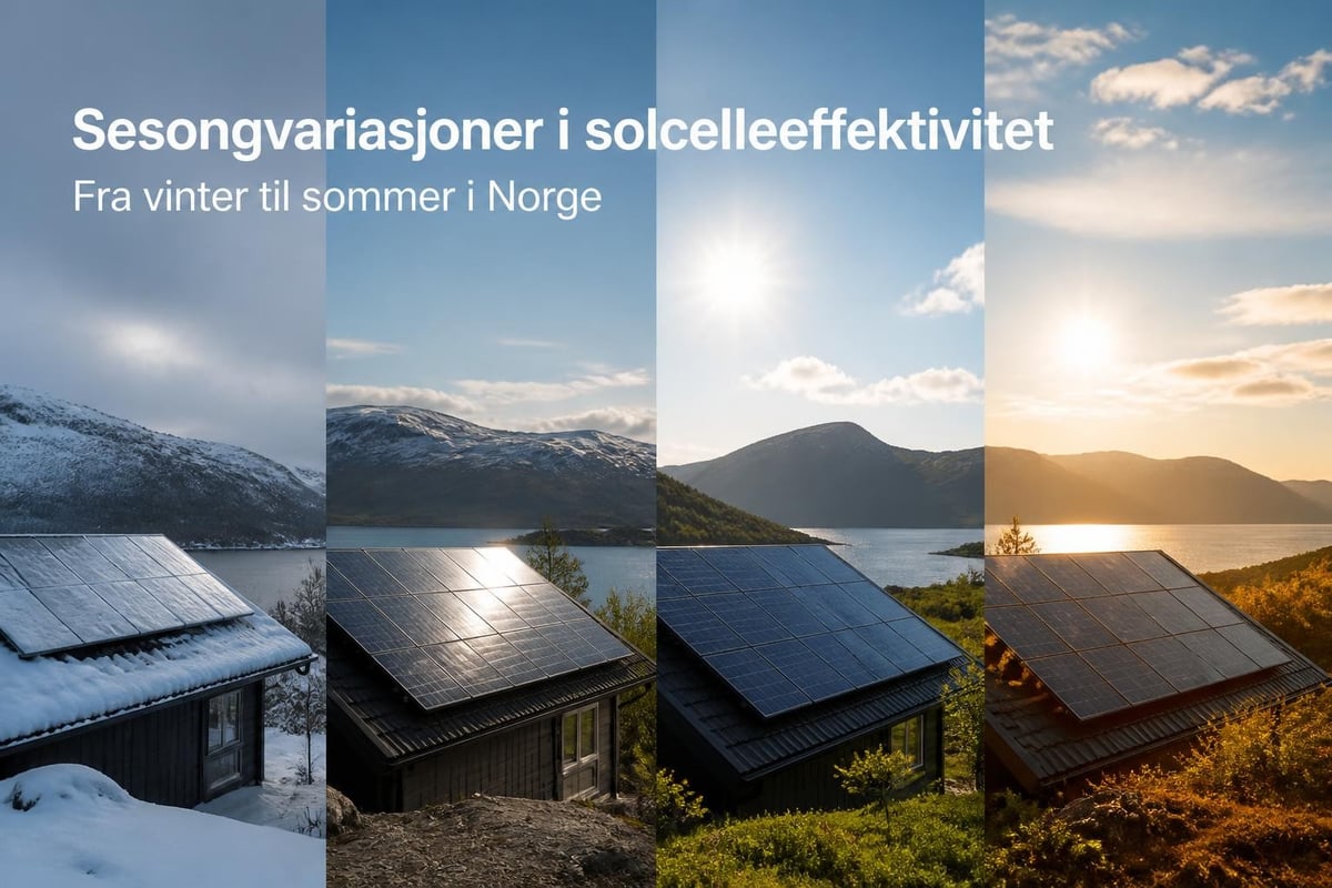 Solcellelading under norske forhold