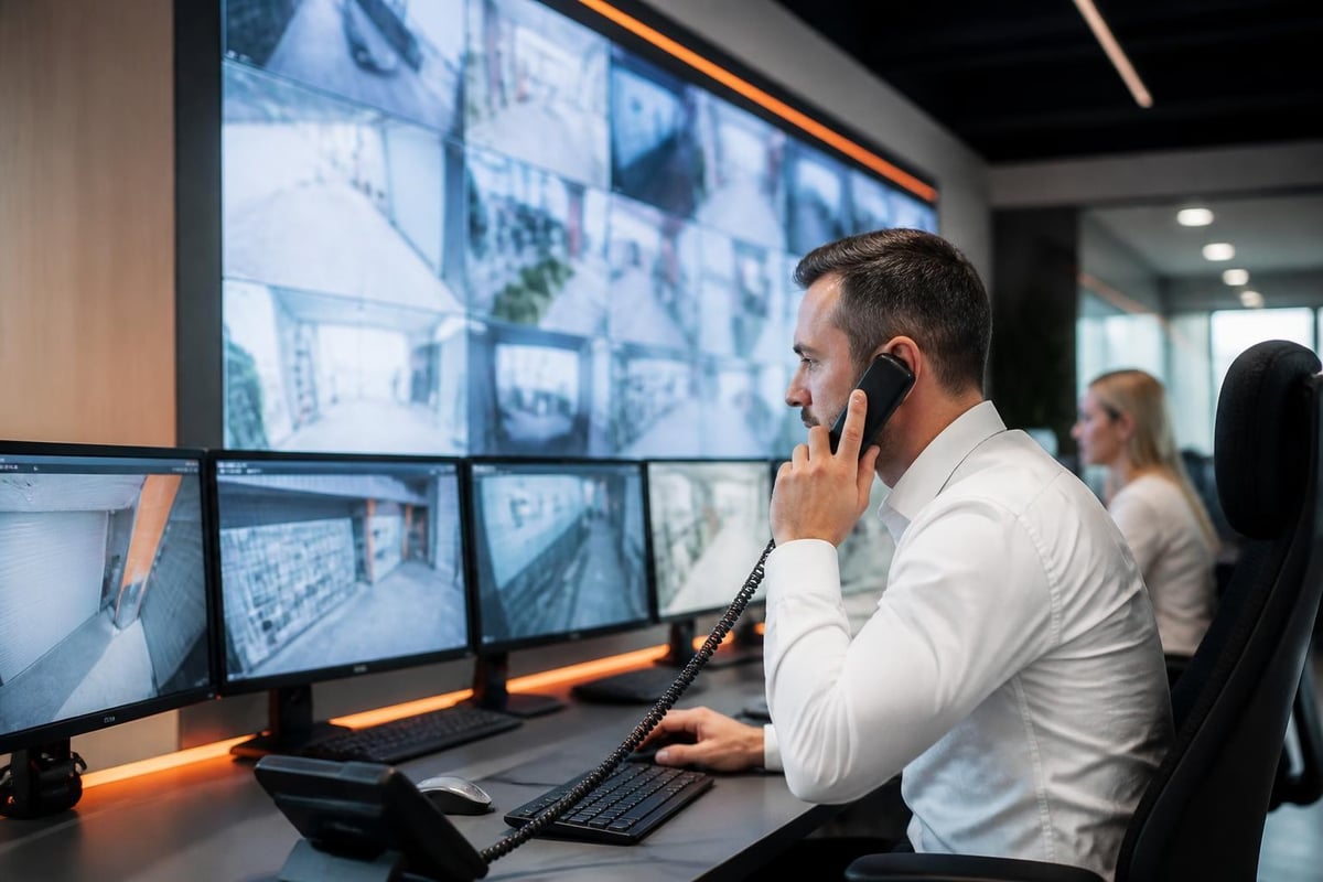 Security monitoring communication flow