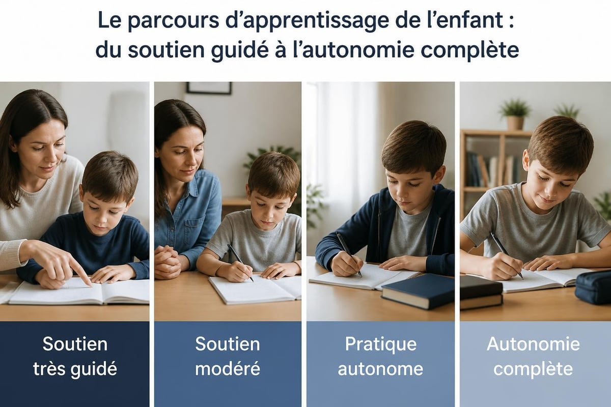Progression autonomie scolaire