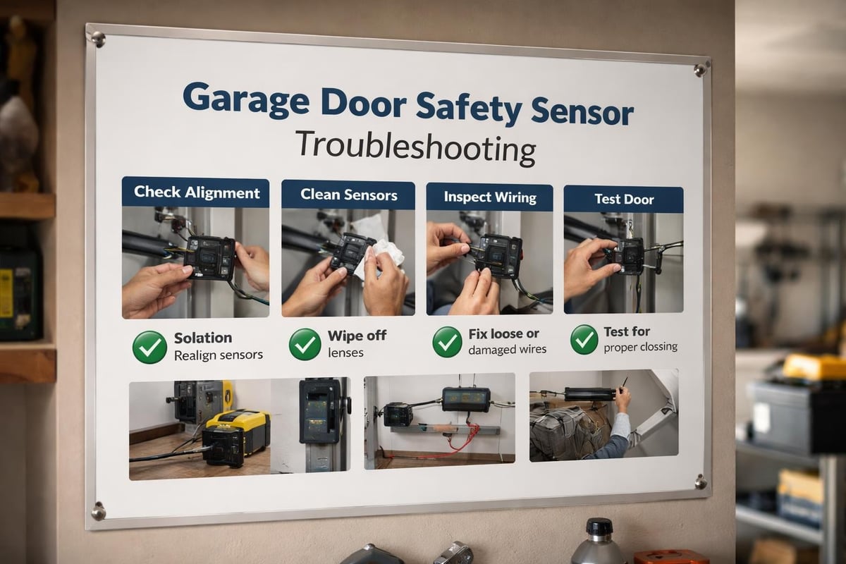 Safety sensor troubleshooting guide