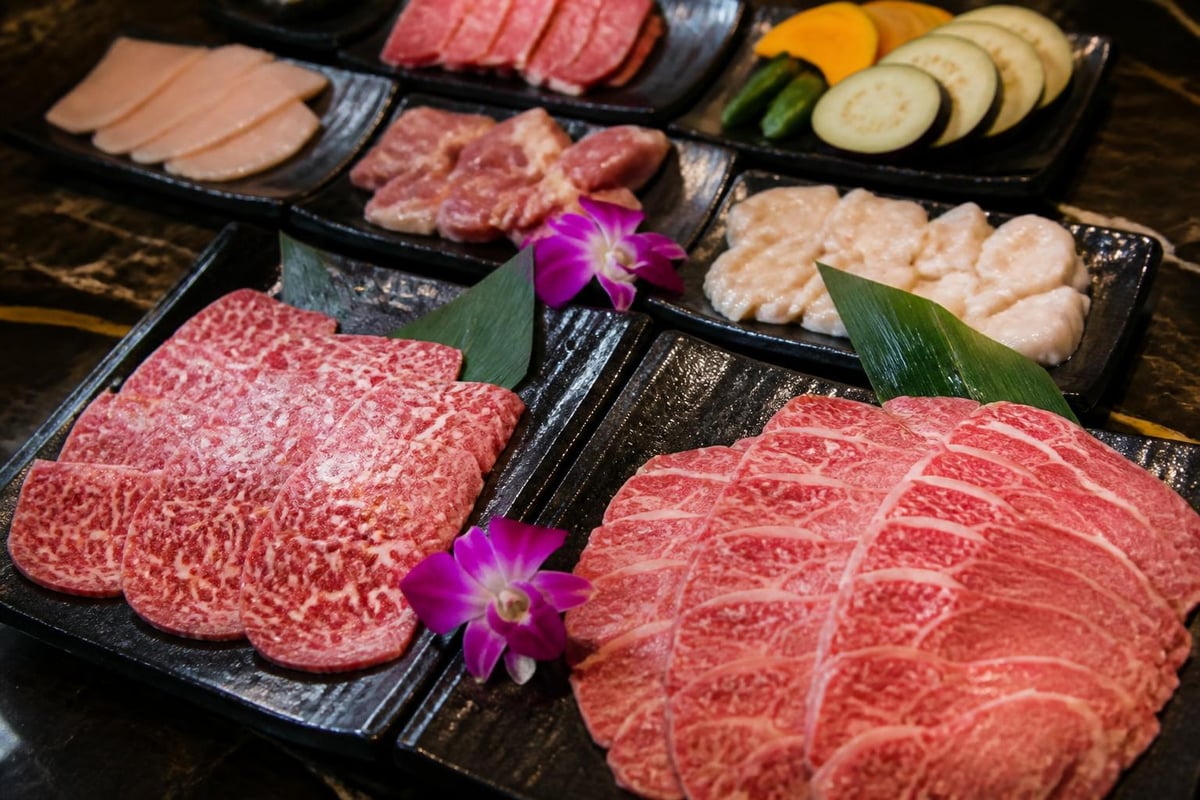 Premium yakiniku ingredients