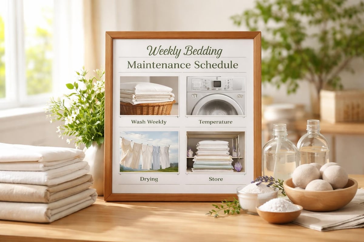 Sheet care routine