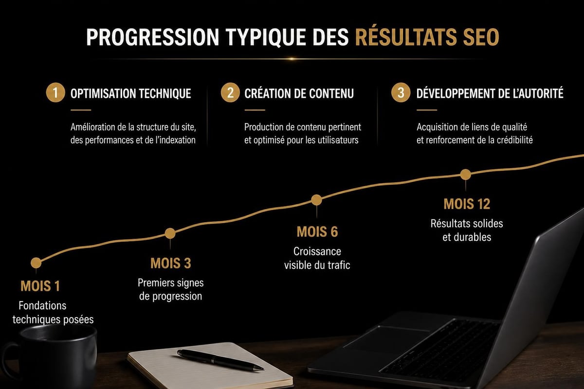 SEO business timeline