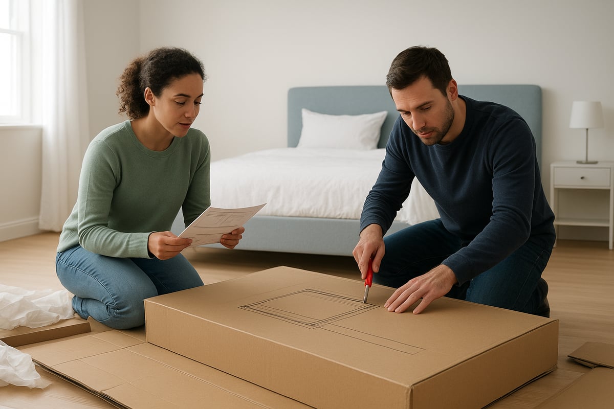 Unboxing and Inspecting Your Bed Frame