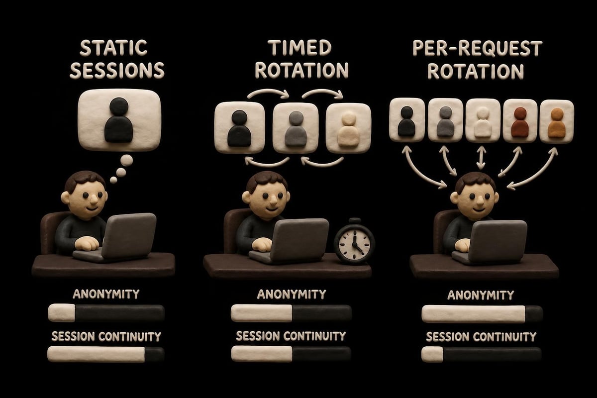 Proxy rotation strategies