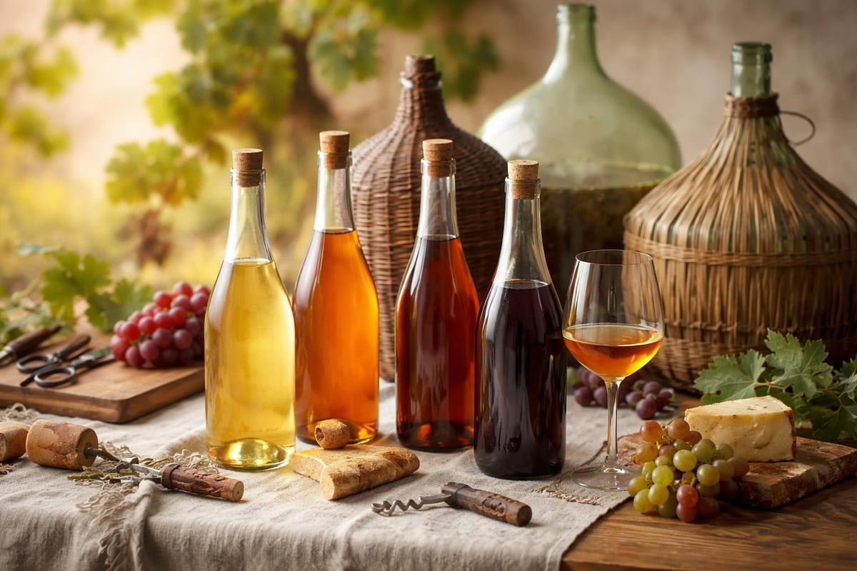 Natural wine aging