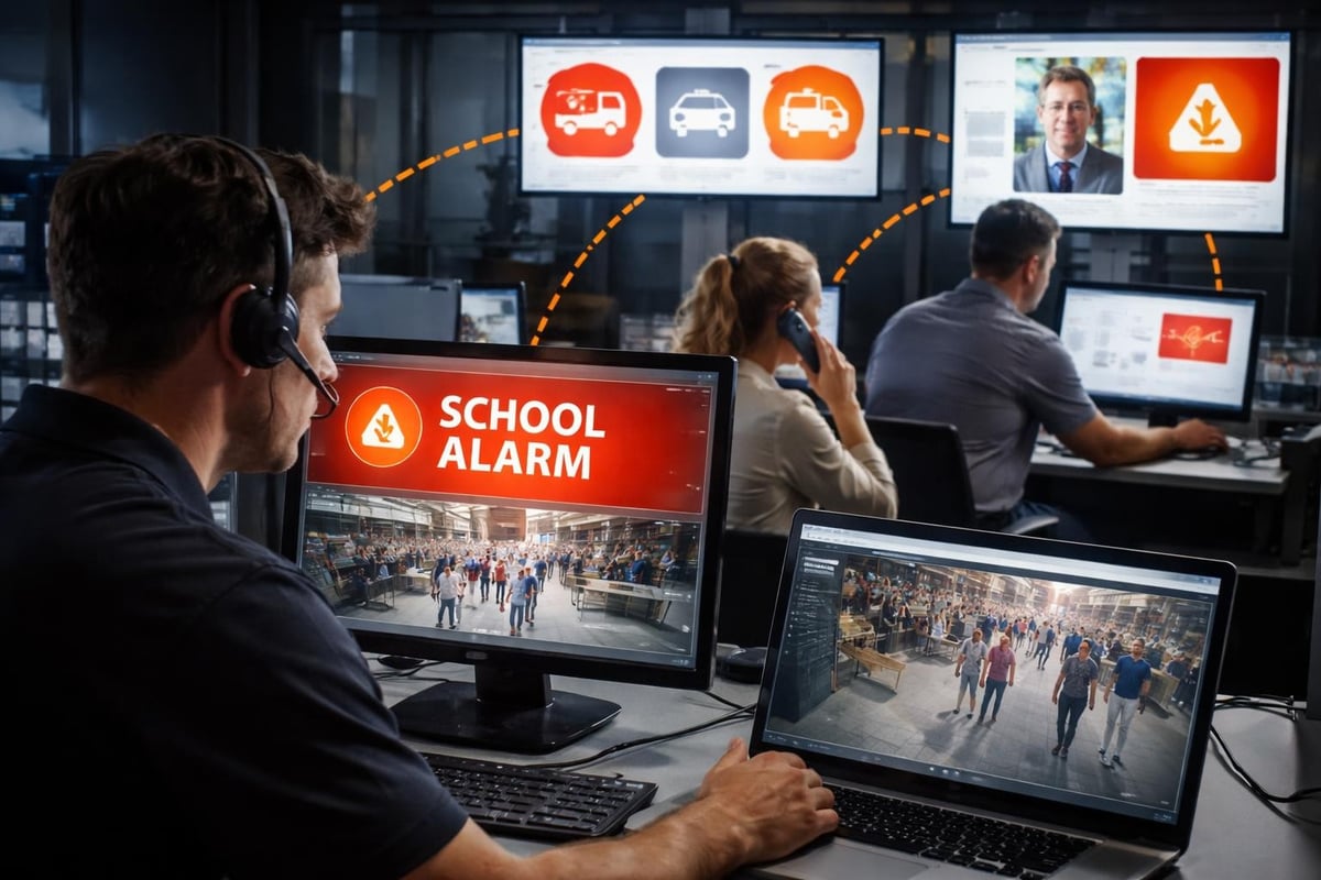 Monitoring center workflow