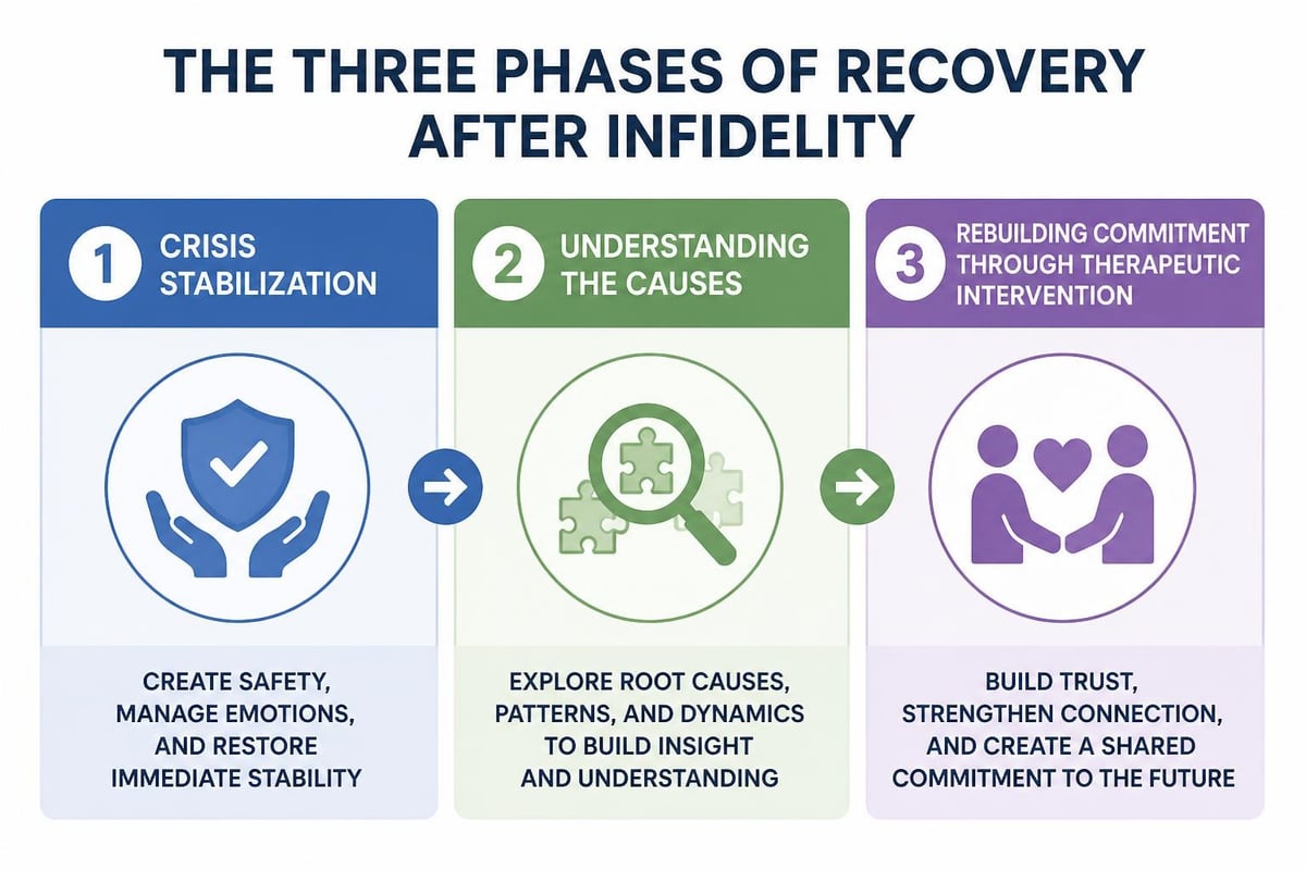 Couples therapy recovery phases