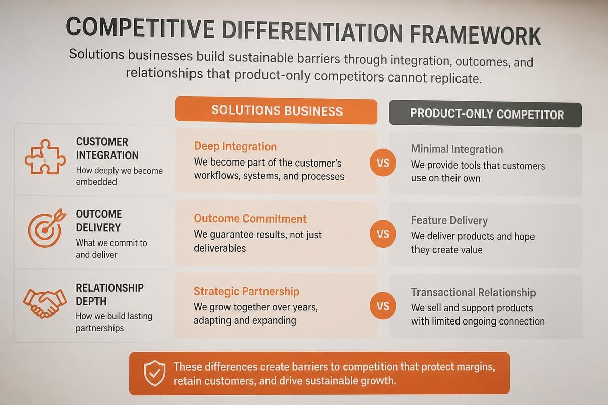 Solutions Business Model and Strategy for B2B Growth Solutions business competitive advantages