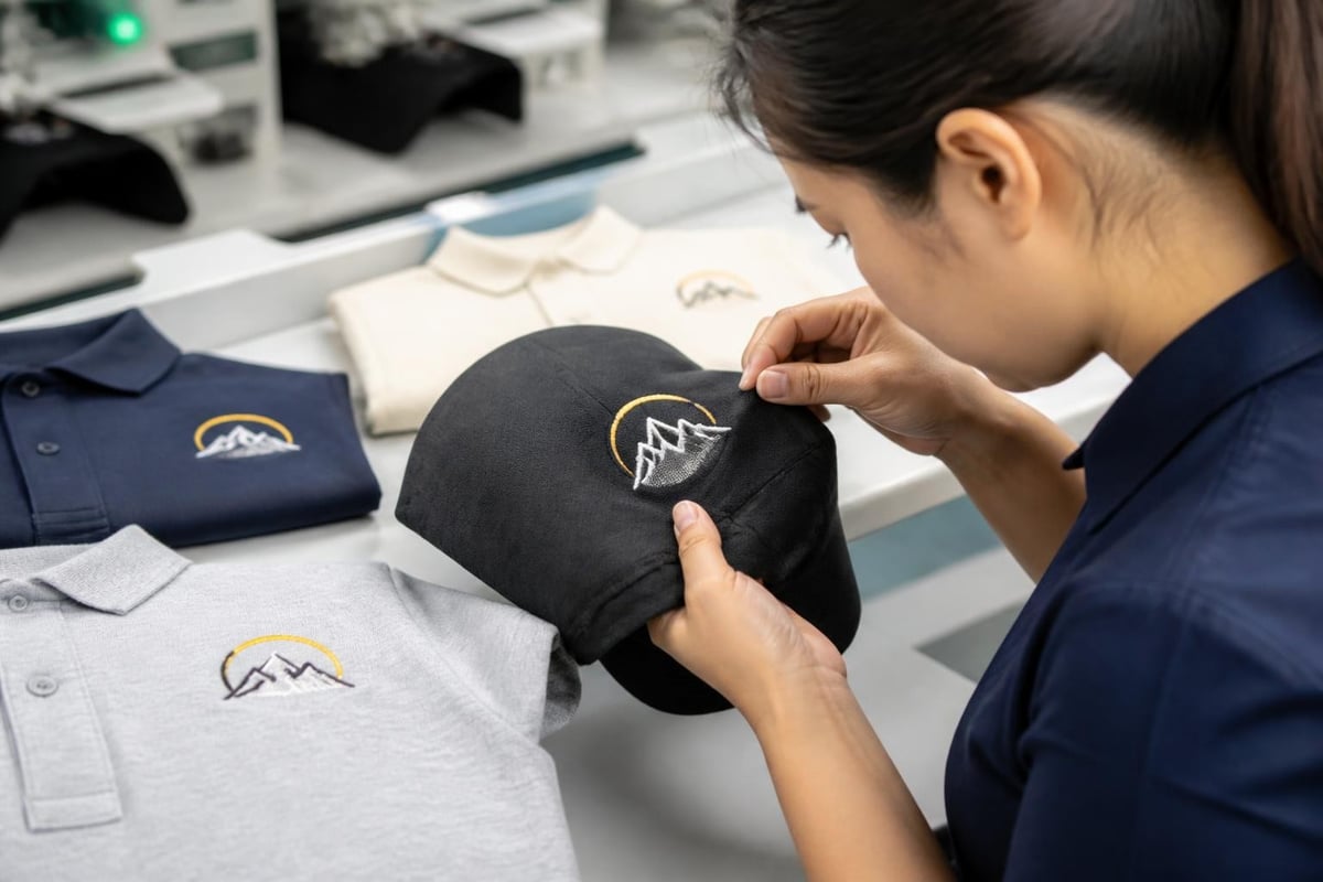 Embroidery quality inspection