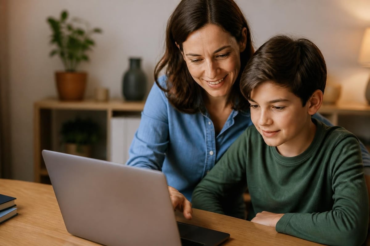 Collaboration parent-enfant plateforme