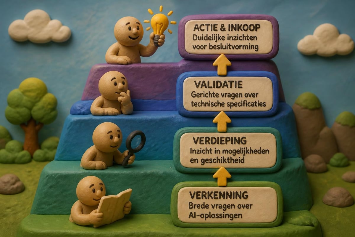 Layered questioning pyramid