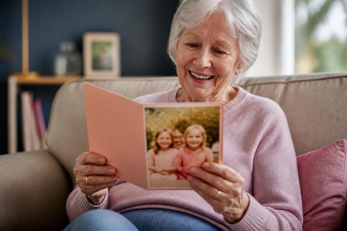Emotional connection through photo birthday cards