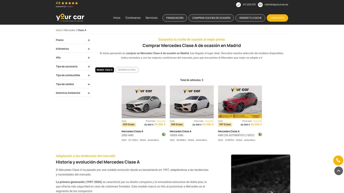 8 Opciones Del Mejor Mercedes Para Elegir En 2025 - Mercedes-Benz Clase A 2025