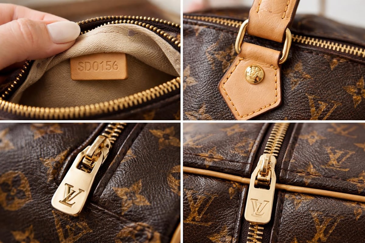 Louis Vuitton authentication markers