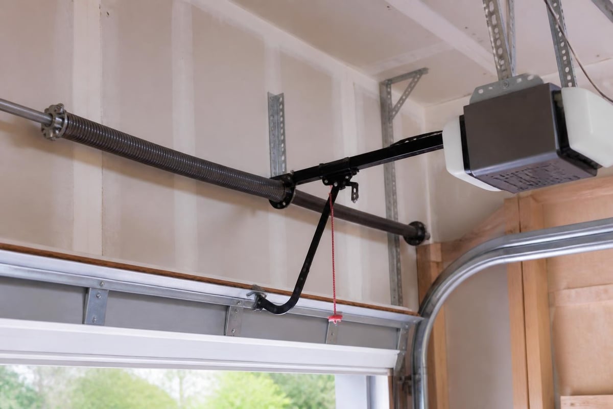 Manual garage door operation during power loss