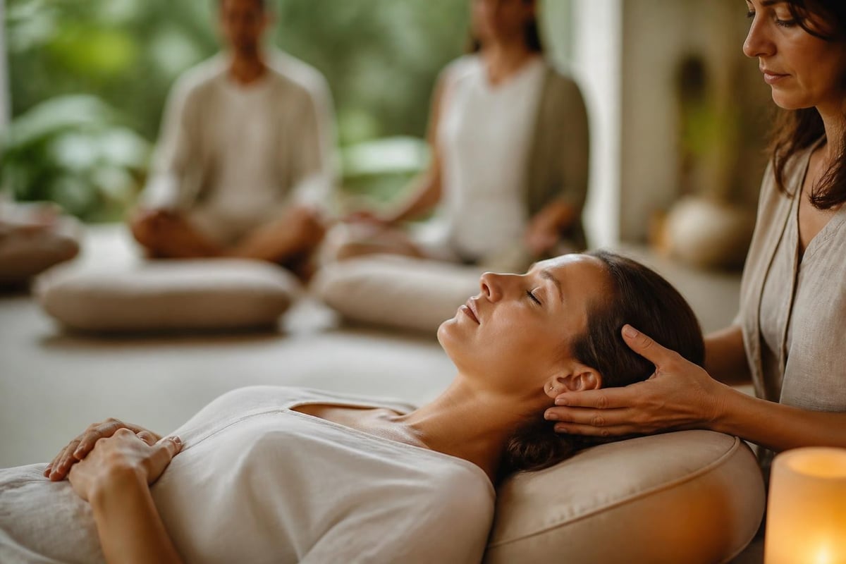 Stress recovery retreat components