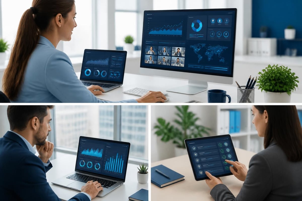 Role-based staff dashboard layouts