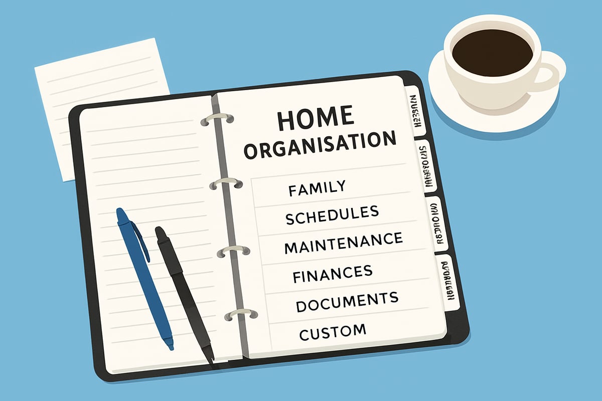 Essential Sections Every Home Organisation Binder Needs