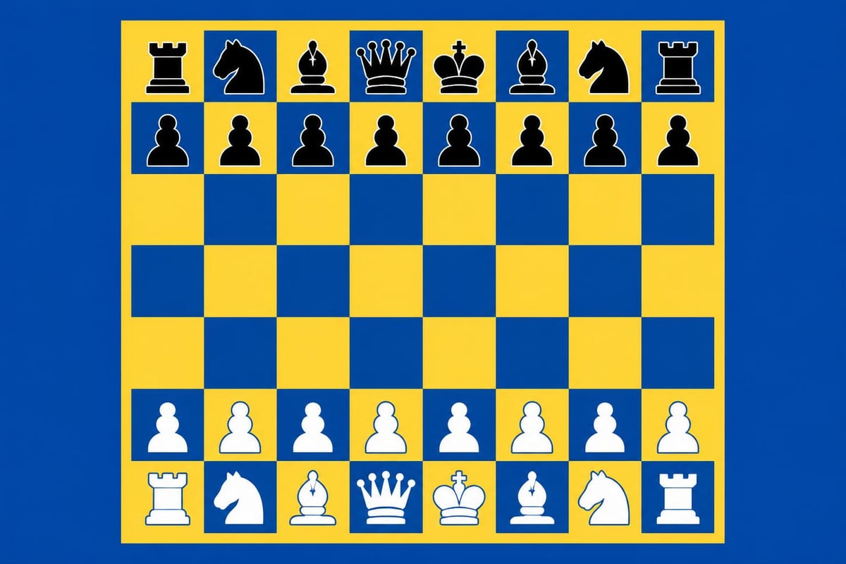 Initial chess piece setup