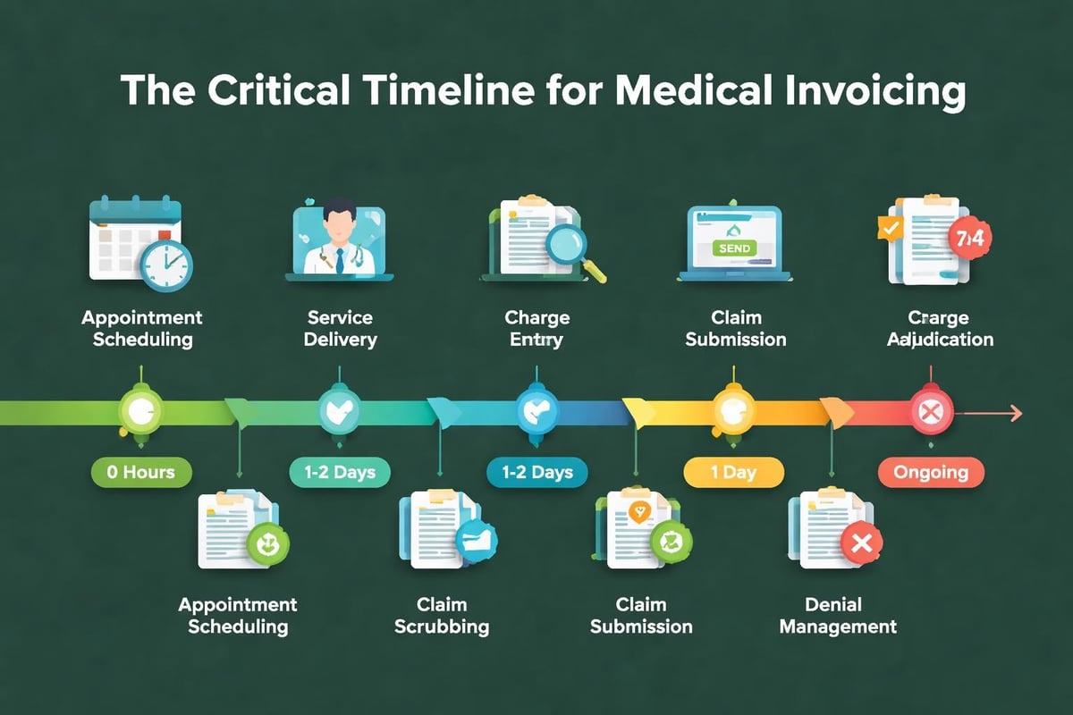 Medical invoicing timeline