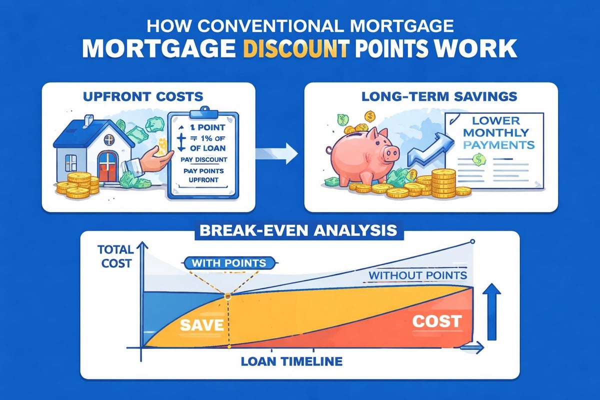 Mortgage points cost-benefit calculation